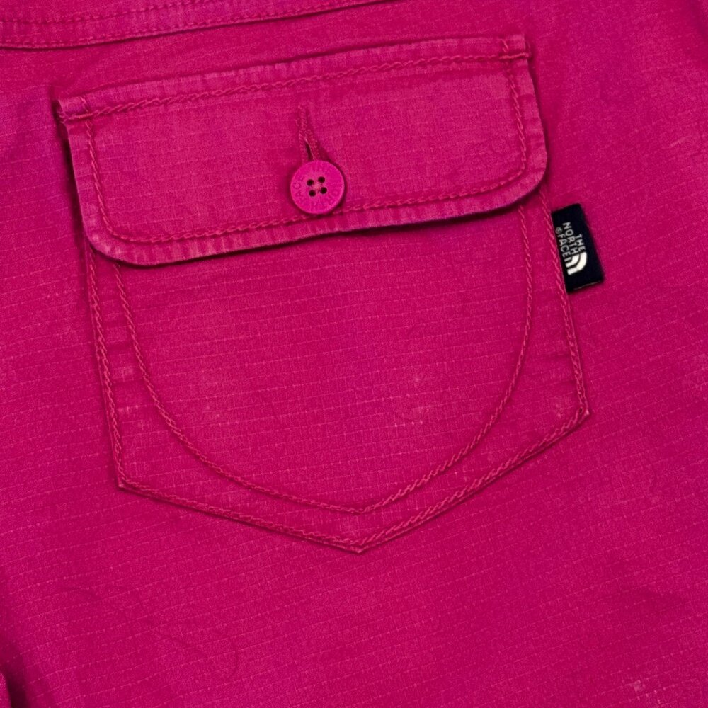 Like new! The North Face Rip Stop Pink Mid-Rise Shorts Size 4 - Picture 5 of 8